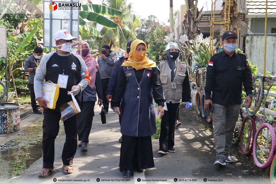 Bawaslu Banjarmasin Awasi Coklit di Kelurahan