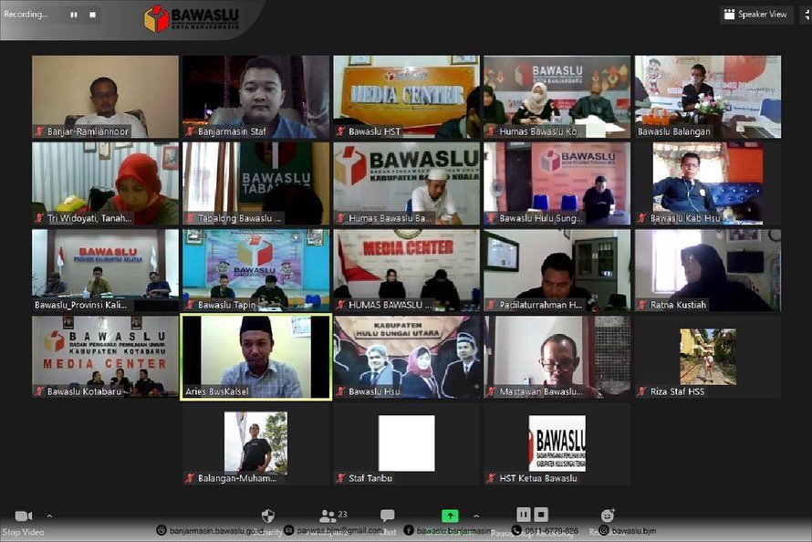 BAWASLU MEMBENTUK MAJELIS DAN PANITIA MUSYAWARAH PENYELESAIAN SENGKETA