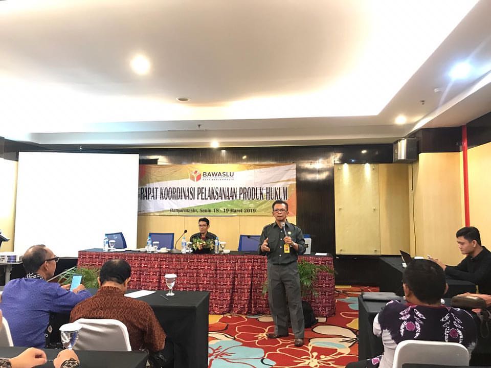 Bawaslu Banjarmasin Gelar Rakor Produk Hukum