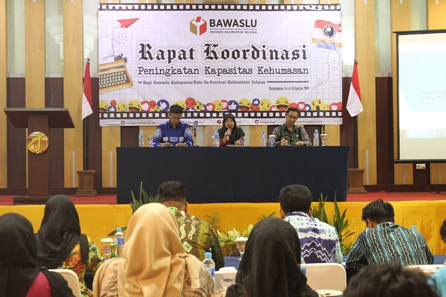 Bawaslu Menumbuhkan Citra Positif, Rakor Peningkatan Kapasitas Kehumasan