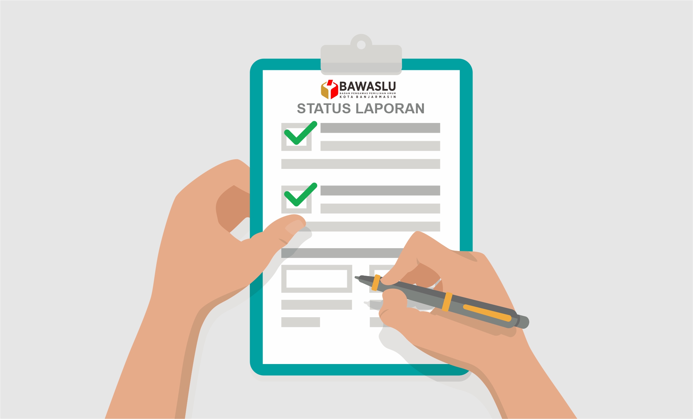 Status Laporan 009/LP/PW/Kota/22.01/IV/2021