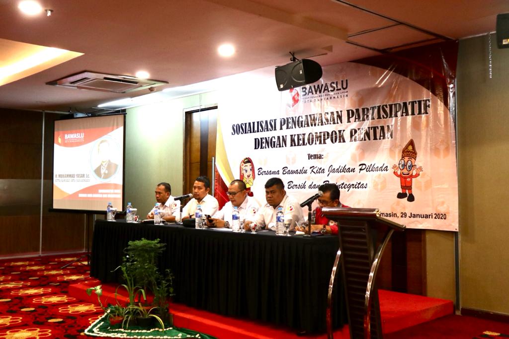 Sosialisasi Pengawasan, Bawaslu Banjarmasin Libatkan Penyandang Disabilitas--