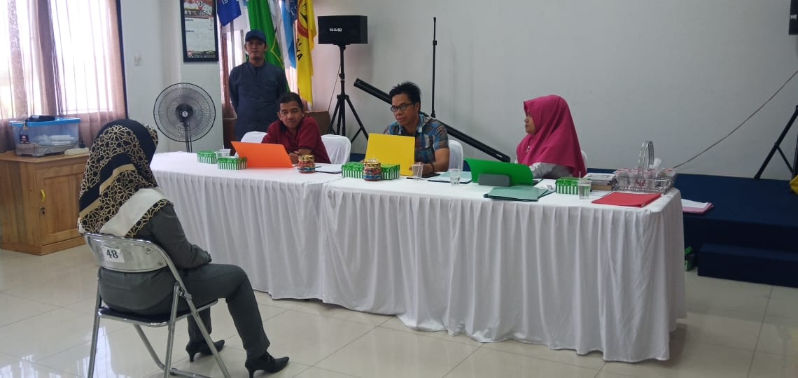 Pengawasan Seleksi Wawancara Calon Anggota Panitia Pemilihan PPK