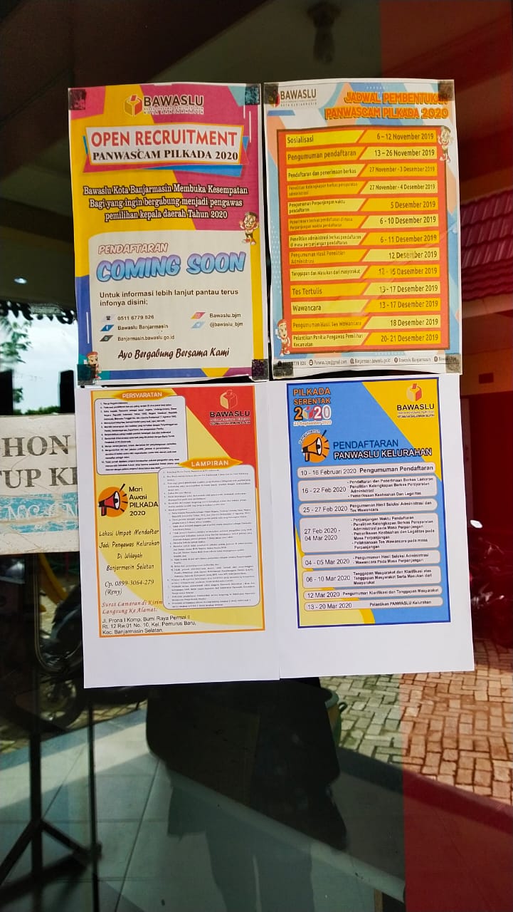 Perekrutan Pengawas Kelurahan dilaksanakan, Bawaslu Cari 52 Personil--