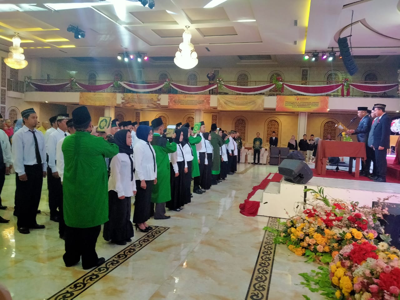Bawaslu Lantik 52 Orang petugas Ad-Hoc pengawas pemilu kelurahan--