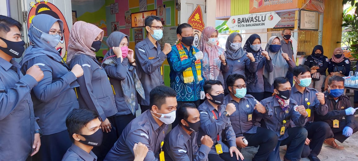 ORANG NO 1 BAWASLU BERKUNJUNG DI KOTA SERIBU SUNGAI