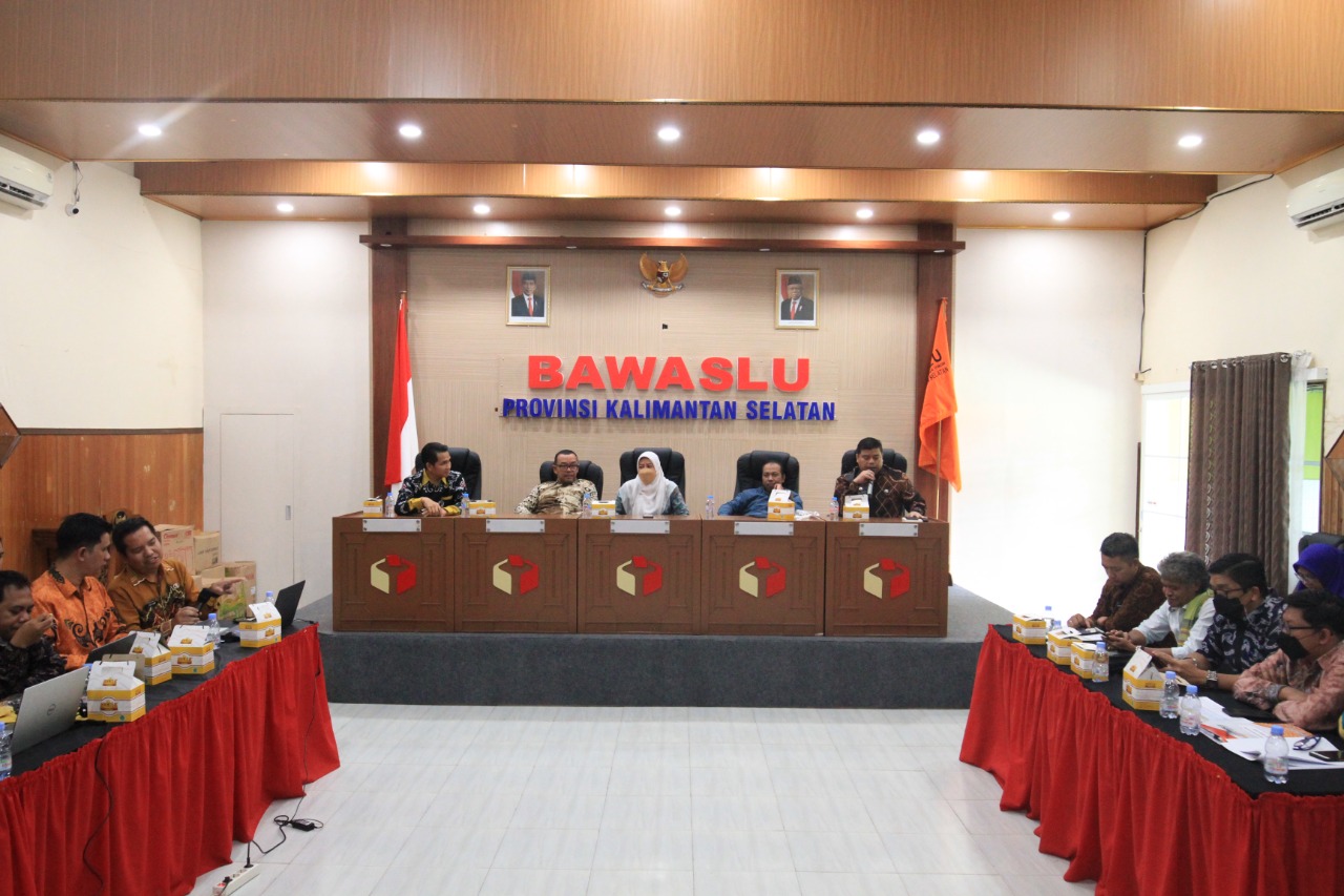 Bawaslu se-Kalsel Siap Ajukan RAB Dana Hibah Pilkada 2024