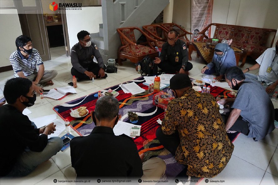 Jelang Pengawasan Mutarlih-Coklit Korwil Bawaslu Banjarmasin Serentak Supervisi dan Bimtek.