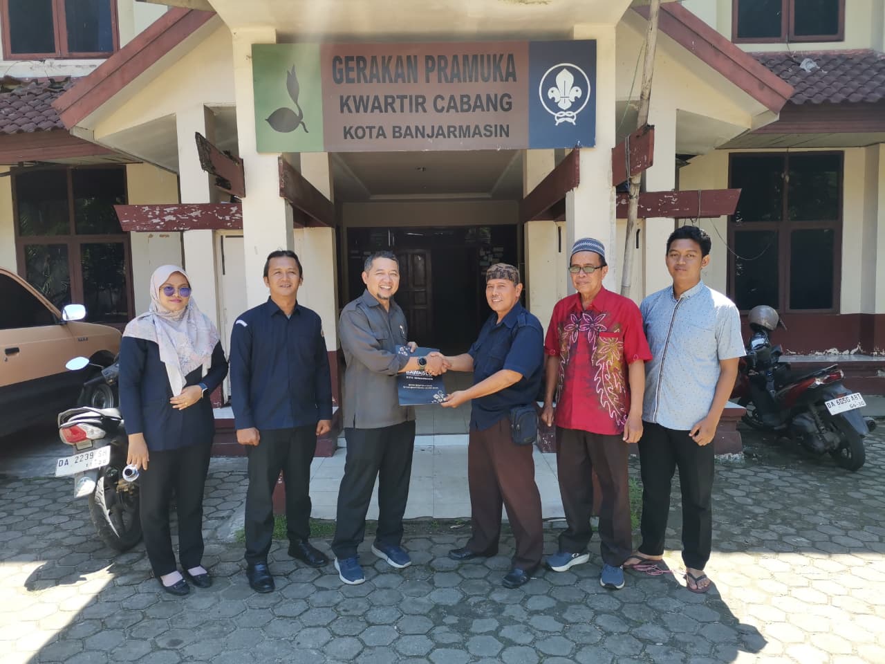 Audiensi dengan Kwarcab Pramuka