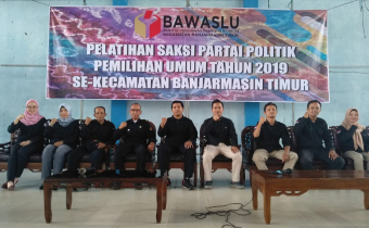 Bawaslu Laksanakan Pelatihan Saksi Parpol