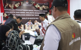 Hari Kedua Pendaftaran: Dua Paslon Resmi Mendaftar, Bawaslu Perketat Pengawasan