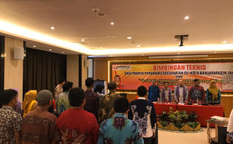 Bawaslu Kota Banjarmasin Acara Bimtek Bersama Panwas Kecamatan