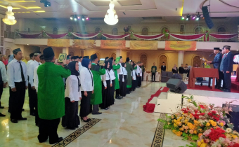 Bawaslu Lantik 52 Orang petugas Ad-Hoc pengawas pemilu kelurahan--