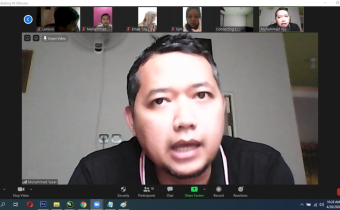 Koordinasi Bawaslu Kota Banjarmasin Kala Work From Home (WFH)