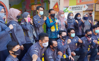 ORANG NO 1 BAWASLU BERKUNJUNG DI KOTA SERIBU SUNGAI