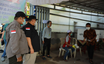 Bawaslu RI Pantau Lansung Ketitik TPS Pastikan Kelancaran PSU Pilkada Kota Banjarmasin