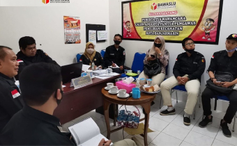 Rapat Koordinasi Sentra Gakkumdu Bersama Panwas Kecamatan